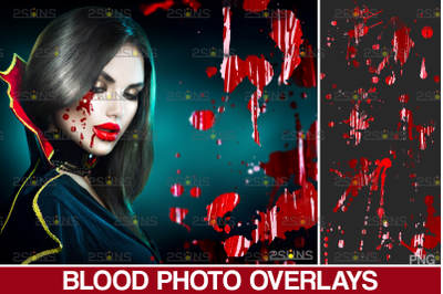 30 Halloween overlays &amp; Blood overlays. Photoshop overlay: Blood splat