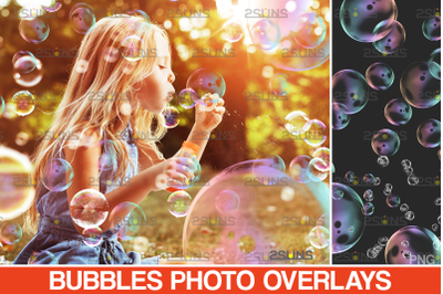 30 Photoshop overlay: Bubble overlays, Soap bubbles