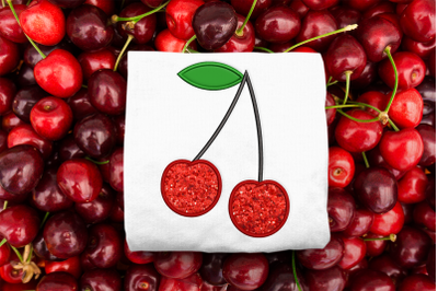 Cherries |  Applique Embroidery