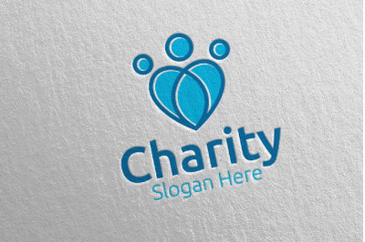 Charity Hand Love Logo Design 35