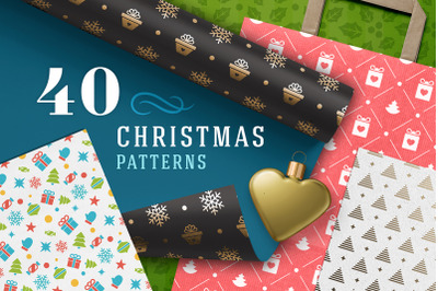 40 Merry Christmas Patterns