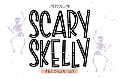 SCARY SKELLY Halloween Font