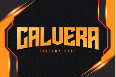 Calvera-Modern Display Font