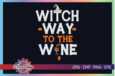 Witch way to wine Halloween wine lover