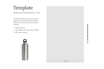 Custom Stainless Steel Bottle | Silhouette Studio | Cricut Silhouette