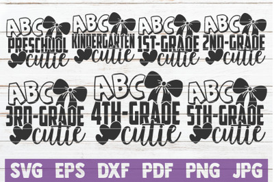 ABC School SVG Bundle | SVG Cut Files
