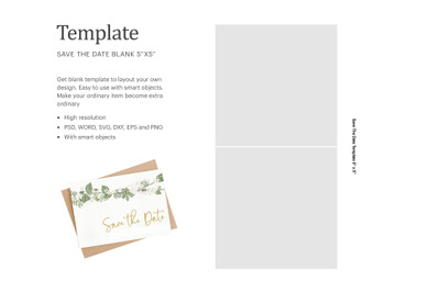 Save The Date Invitation Label | Silhouette Studio | Cricut Silhouette