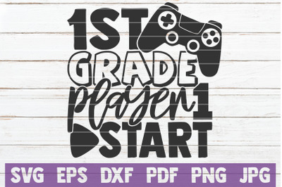 1st Grade Player 1 Start SVG Cut File