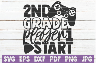 2nd Grade Player 1 Start SVG Cut File