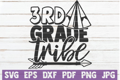 3rd Grade Tribe SVG Cut File