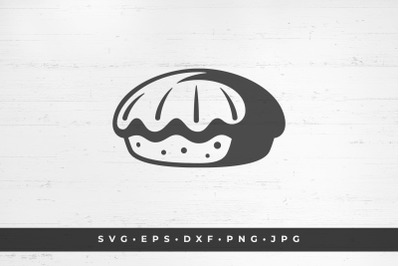 Bread icon isolated on white background vector illustration. SVG, PNG,