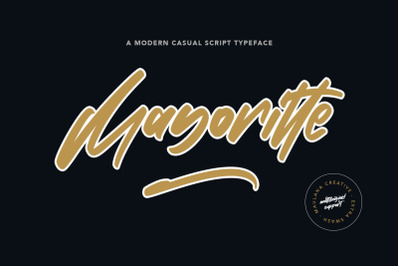 Mayoritte Modern Casual Script Typeface