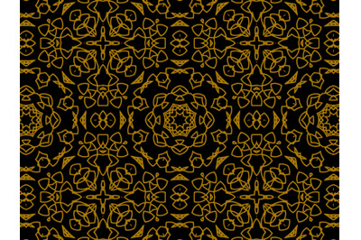 Pattern Gold Ornament