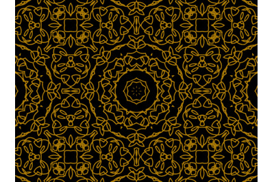 Pattern Gold Circle