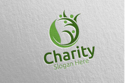 Charity Hand Love Logo Design 65