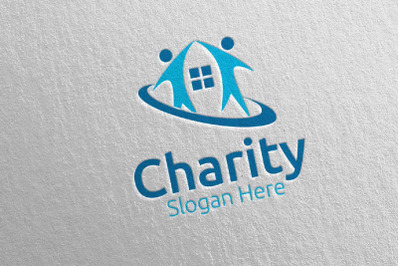 Home Charity Hand Love Logo 67