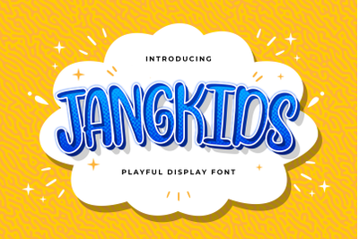 Jangkids - Playful Display Font
