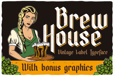 Brew House Label Font