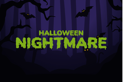 Halloween Nightmare - Spooky Display Font