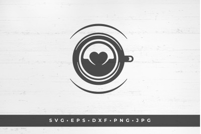 Coffee icon isolated on white background vector illustration. SVG, PNG