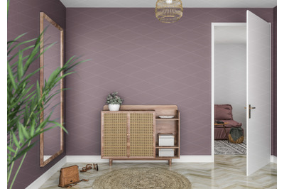 Interior scene artwork background interior mockup