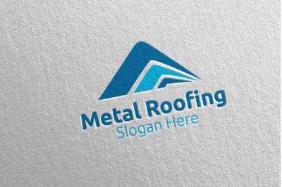 Real Estate Metal Roofing Logo 2