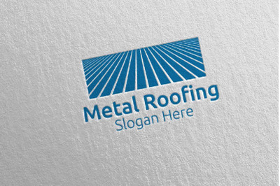 Real Estate Metal Roofing Logo 3