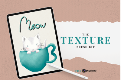 The Texture Brush Kit - Brushes for Procreate