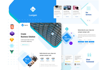 Luxigen - Landing Page for Agency