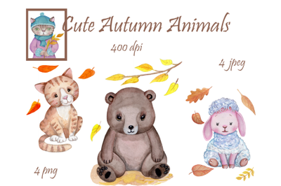 Cute Autumn Animals