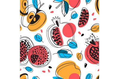 Shana tova seamless pattern. Jewish New Year happy Rosh Hashanah, repe