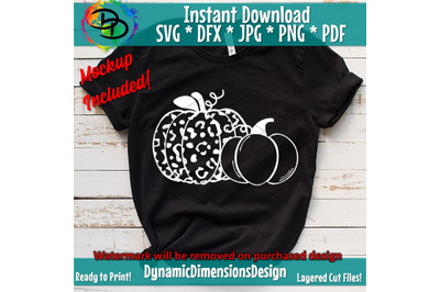 Leopard Pumpkin svg, Pumpkin SVG, pumpkin Zentangle svg, Fall Svg, Pum