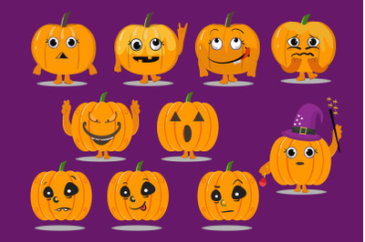 Halloween Cute Pumpkin Art