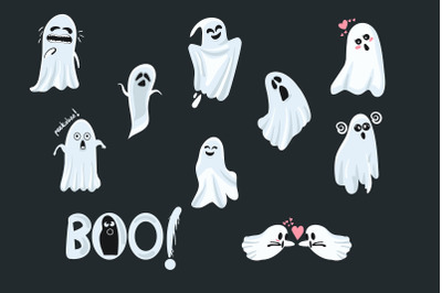 Halloween Cute Ghost Character