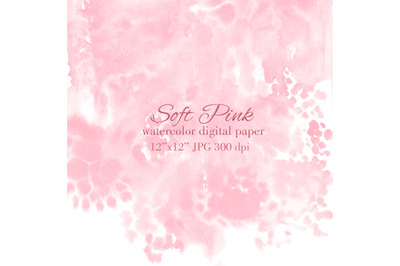 Soft Pink watercolor background Blush pink Invitation design