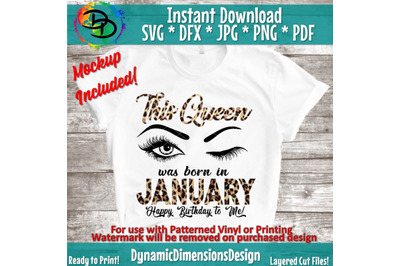 January girl svg, January birthday bday svg, Lips svg, Women born in d