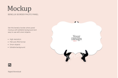 Benelux Boarder Photo Panel Mockup