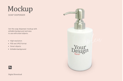 Soap Dispenser Mockup