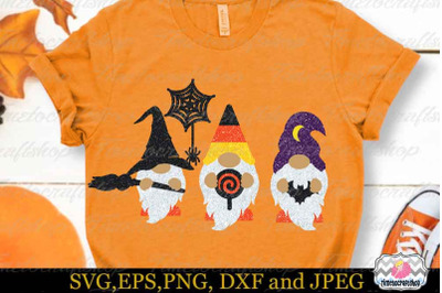 Halloween Gnomes SVG, Witch Gnome Svg, Bat Gnome Wizard, Cricut