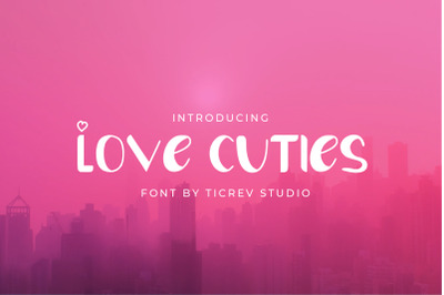 Love Cuties - Display Font