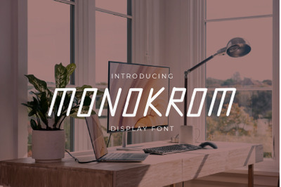 Monokrom - Modern Display Font