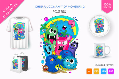 Cheerful company of monsters_2
