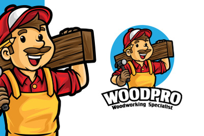 Carpentry Wood Working Logo Template