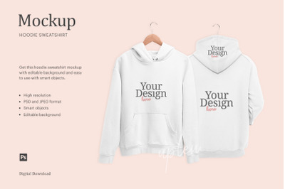 Hoodie Sweatshirt Mockup