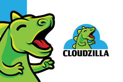 Cloudzilla Digital Server Logo Template