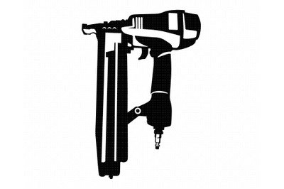 nail gun SVG, PNG, DXF, clipart, EPS, vector cut file instant download