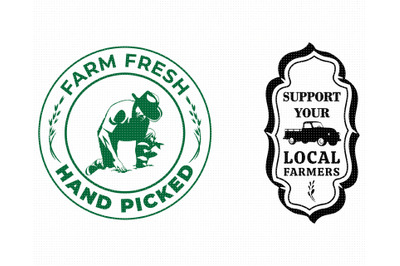 farm fresh SVG&2C; local farmer PNG&2C; DXF&2C; clipart&2C; EPS&2C; vector cut file