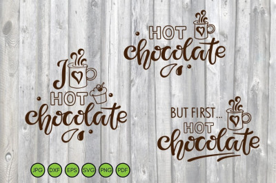 Hot Chocolate SVG PNG DXF. Christmas Cut Files. Winter svg