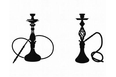 hookah SVG, shisha PNG, DXF, clipart, EPS, vector cut file