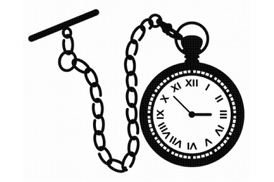 pocket watch SVG&2C; PNG&2C; DXF&2C; clipart&2C; EPS&2C; vector cut file